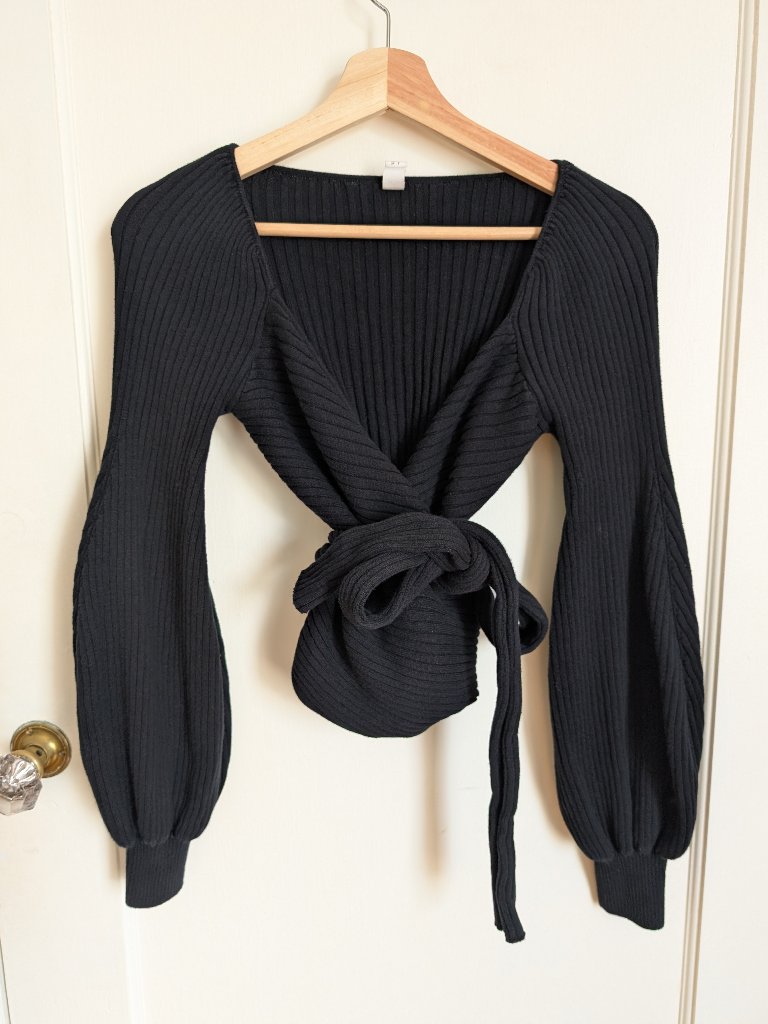 Kivari Structured Knit Wrap Euc